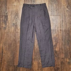 Chaps 33x32 Gray Wool 100% Pants